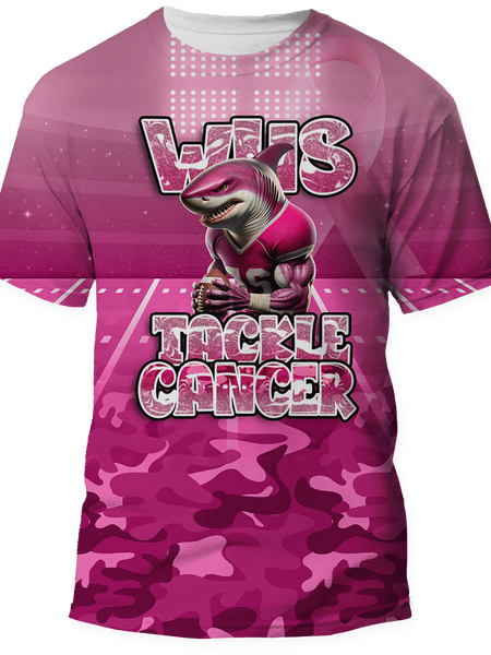 PinkOut Tackle Cancer Shirt All-Over