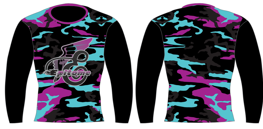 Black Camo Long Sleeve T-Shirt
