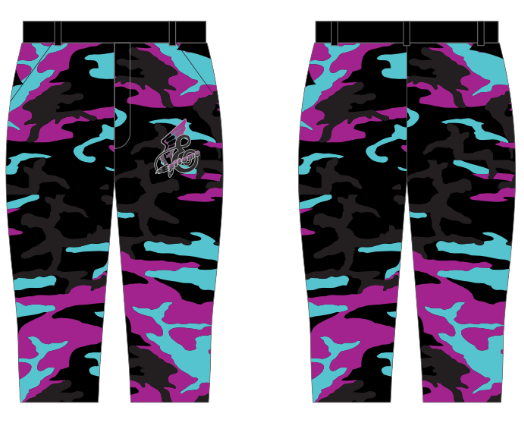 Black Camo Capris