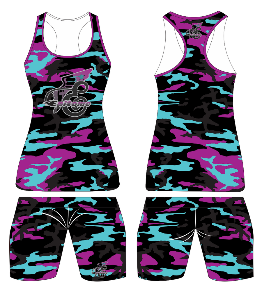 Black Camo Girls 2 piece