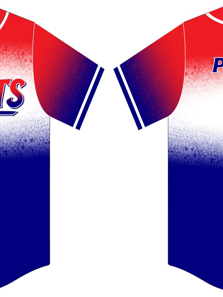 Comets Baseball Jersey Red Top