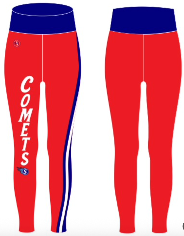 Comets Leggings Red