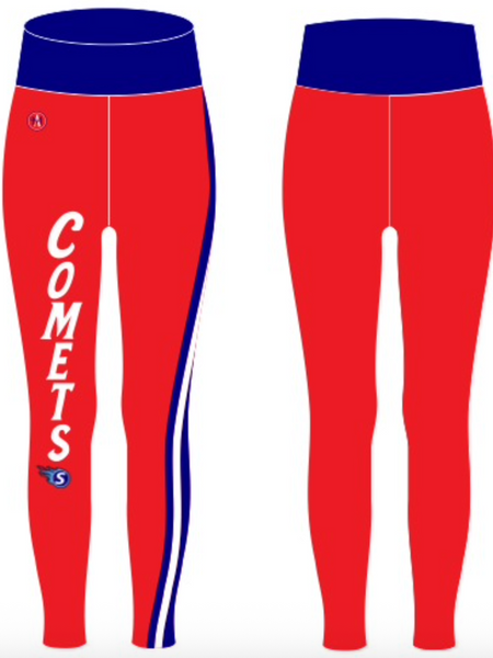 Comets Leggings Red