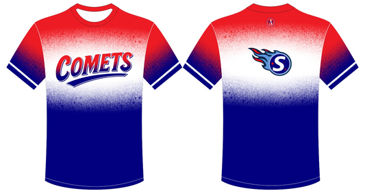 Comets T-shirt Red Top