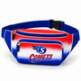 Springfield Comets ombre fanny pack with flaming S logo