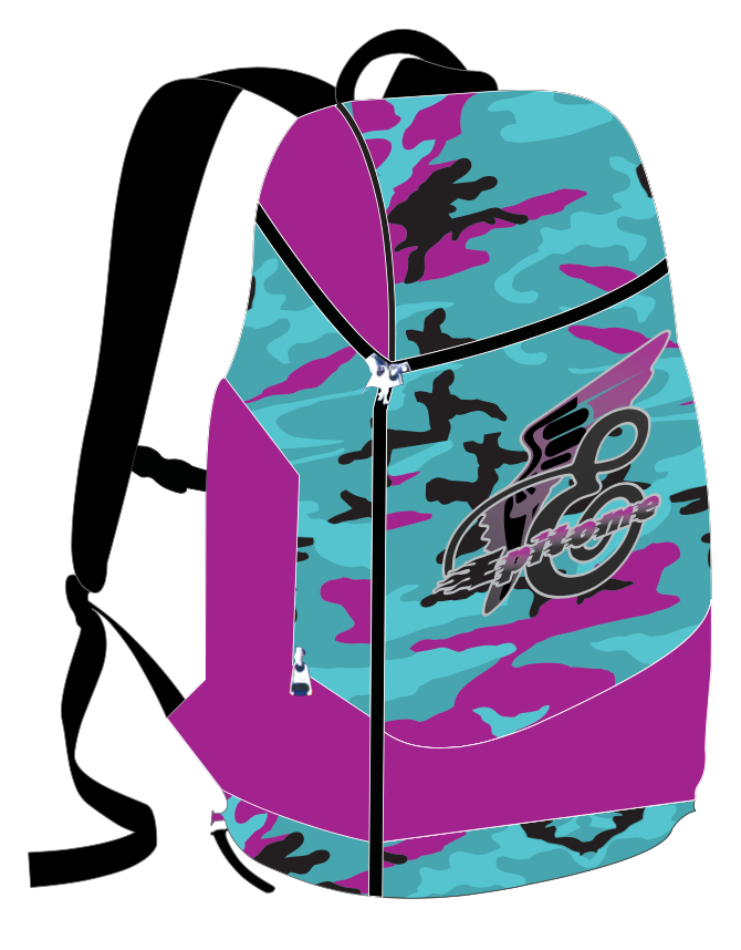 Teal Camo Backpack