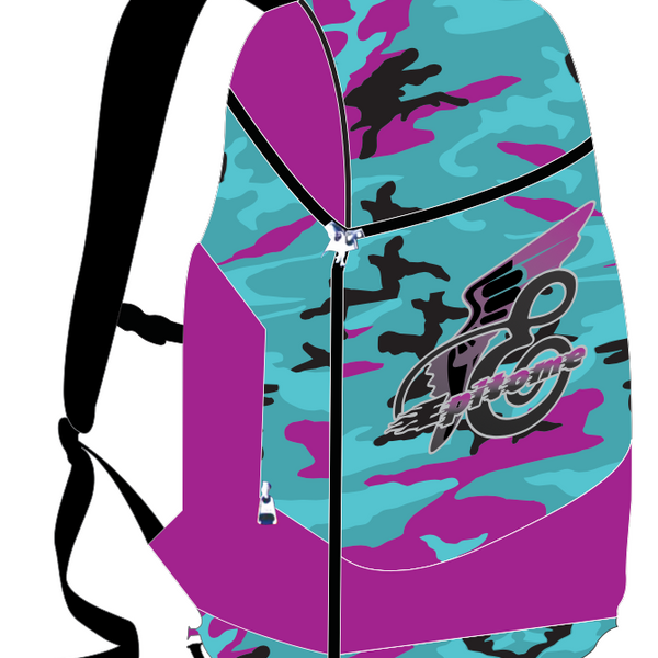 Teal Camo Backpack