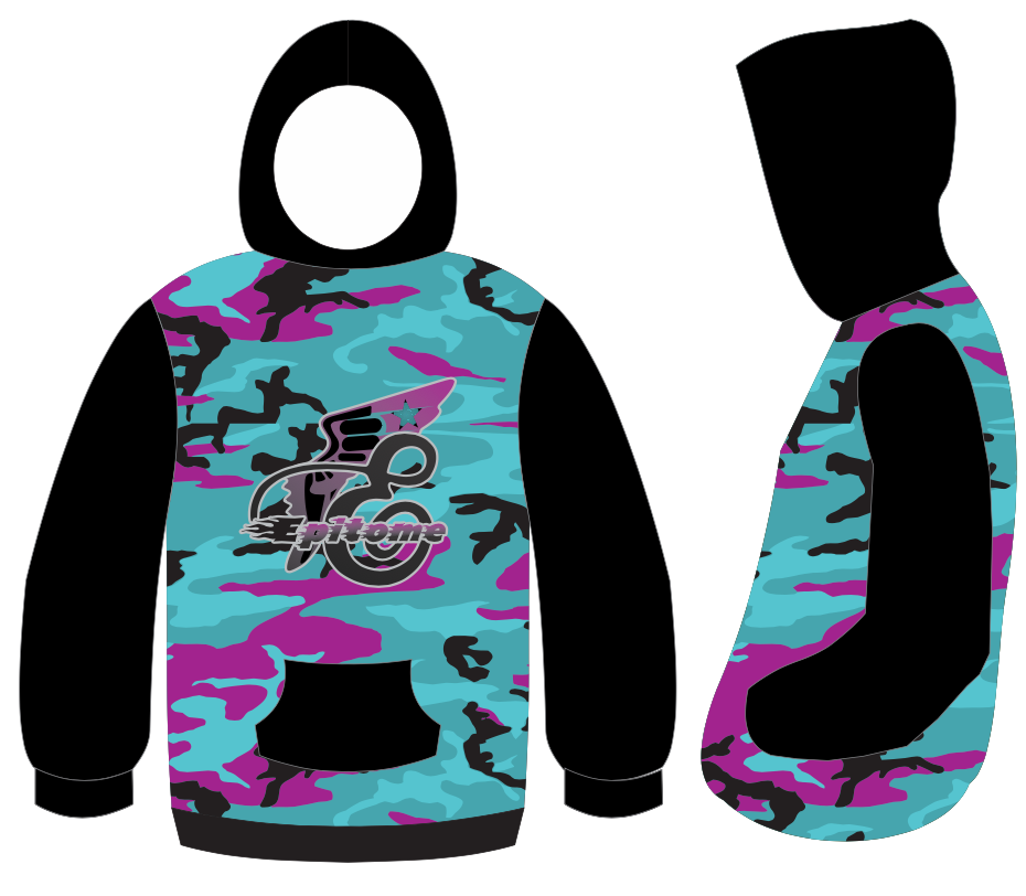 Epitome Teal Hoodie