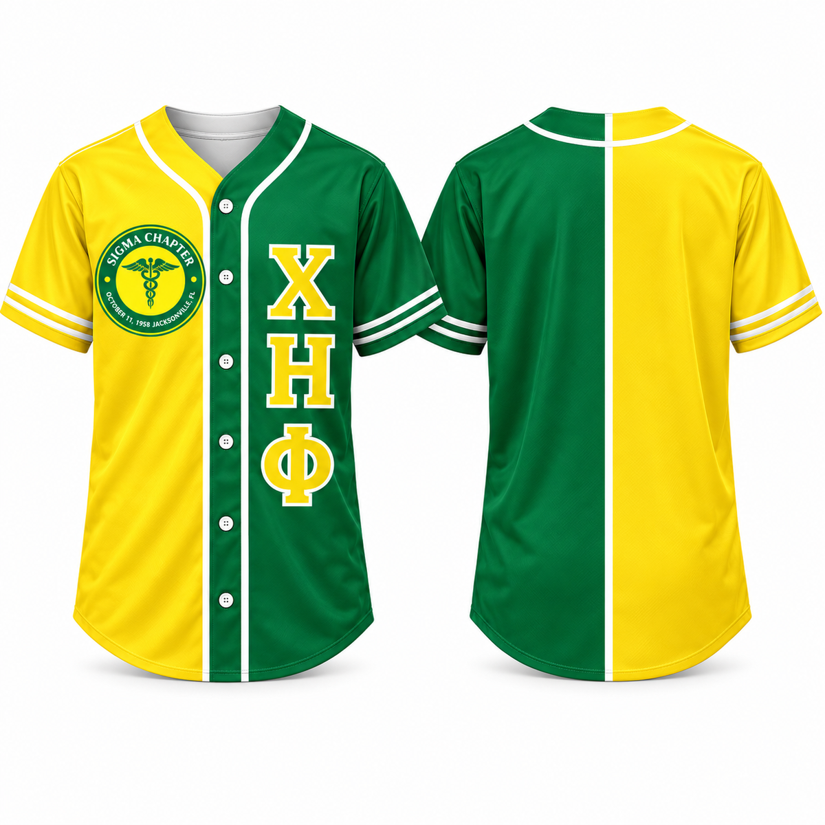 Chi Eta Phi Split Baseball Jersey